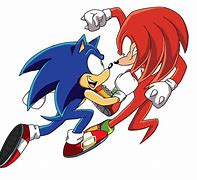 Image result for Sonic vs Knuckles Drawing