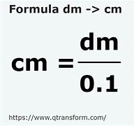 Image result for Convert Cm to DM