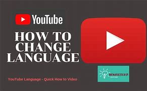 Image result for Change YouTube Language