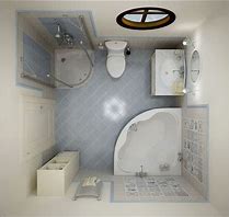 Image result for Square Bathroom Layout Ideas