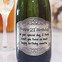 Image result for Personalised 21st Champagne Bottle