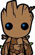 Image result for Baby Groot with Button Clip Art