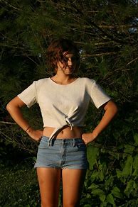 Image result for Crop Top Belly Button