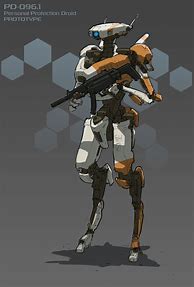 Image result for Military Droid Sci-Fi Art