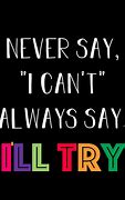 Image result for Can't Say I Didn't Try Quote