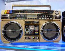 Image result for Boombox with Panasonic TR 1200X TV