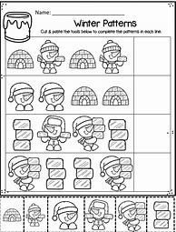 Image result for Winter Worksheets for Kids
