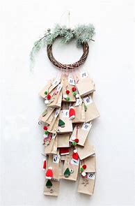 Image result for DIY Advent Calendar Hanging