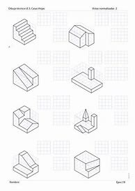 Image result for Isometric Drawing Practice