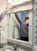 Image result for Bathroom Mirror Frame Molding