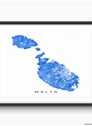 Image result for Malta Map Poster