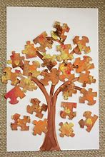 Image result for Puzzle Piece Tree