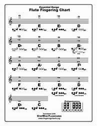 Image result for Notes for a Flute