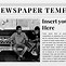 Image result for Newspaper Article Template Word