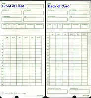 Image result for Time Cards 85110