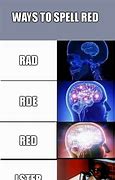 Image result for Spell Red Meme