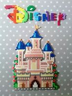 Image result for Disney Castle Perler Beads