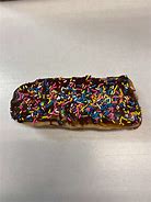 Image result for Pink Iced Long John Donut