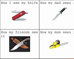 Image result for What Do You Have There a Knife Meme