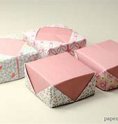 Image result for Paper Box Origami with Lid