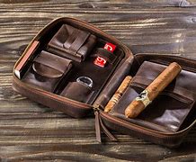 Image result for Leather Wrap Cigar Case