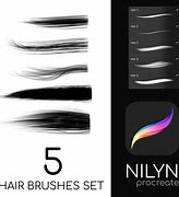 Image result for Free Procreate Hair Brushes