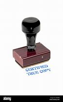 Image result for Certified True Copy Rubber Stamp