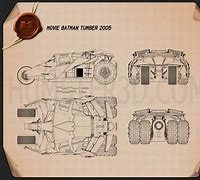 Image result for Batmobile Tumbler Detail Blueprint