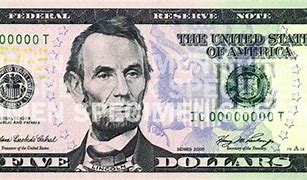 Image result for Five Dollar Note