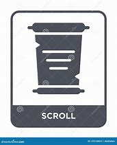 Image result for Simple Scroll Icon