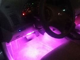 Image result for Pink LED Interior Car Lights