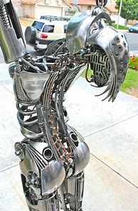 Image result for Metal Robot Sculpture