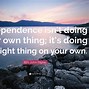 Image result for On Your Own Quotes