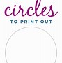 Image result for Circle Shape Template Printable