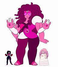 Image result for Steven Universe Rose Quartz and Garnet Fusion