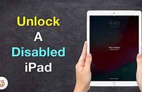Image result for How to Unlock an iPad That Is Disabled