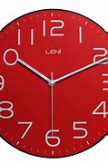 Image result for Red Modern Wall Clock