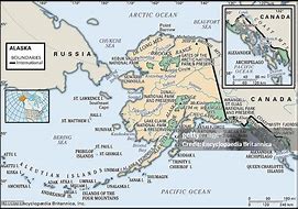 Image result for Alaska West Coast Map