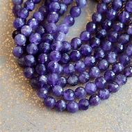 Image result for Faceted Black Amethyst Beads