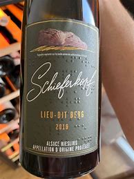 Image result for Schieferkopf Par Michel Chapoutier Riesling Lieu dit Fels