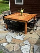 Image result for Square Outdoor Table