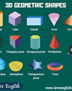 Image result for 3D Shapes with Names