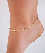 Image result for Small Gold Anklet