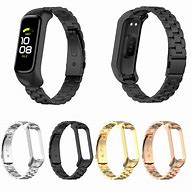 Image result for Stainless Steel Samsung Fit 2 Band