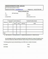 Image result for Proof of Delivery Form