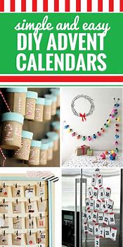 Image result for Wall Hanging Advent Calendar