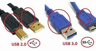Image result for USB 2.0 vs 3.0 Port