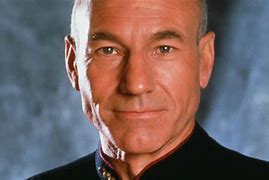 Image result for Captain Picard with Hair