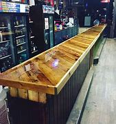 Image result for Wooden Restaurant Bar Tops
