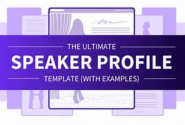 Image result for Speaker Profile Designs